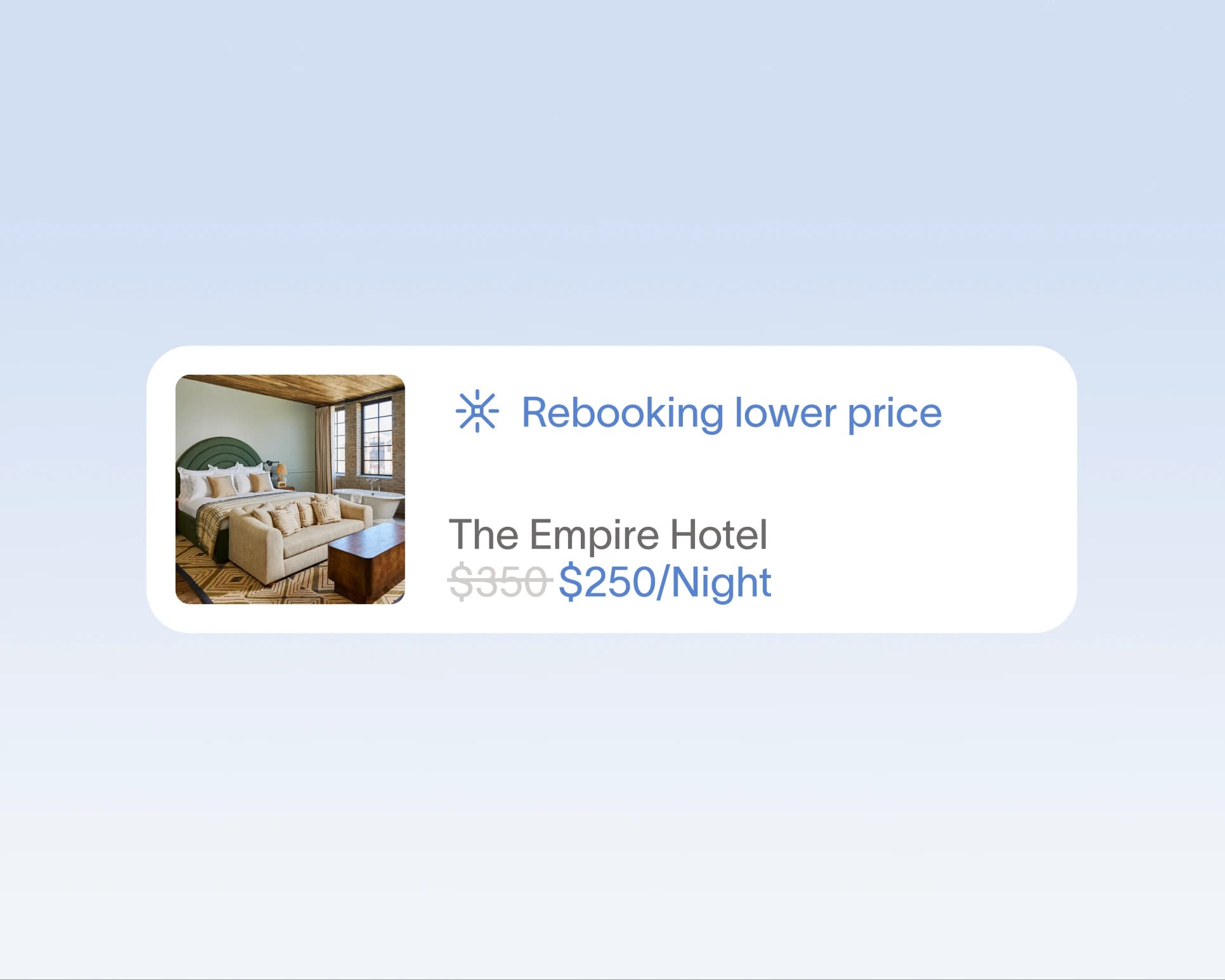 If the price drops, we’ll catch it.