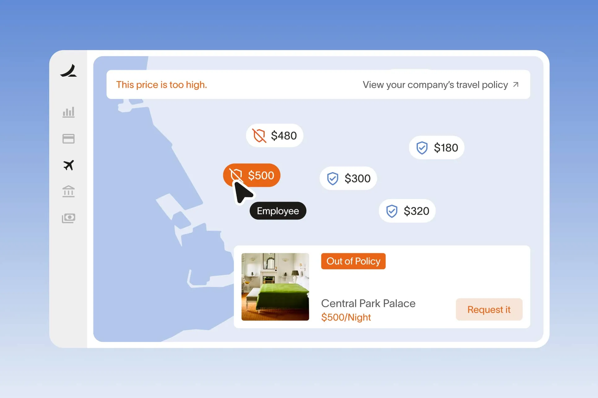 Manage travel spend from booking to book close