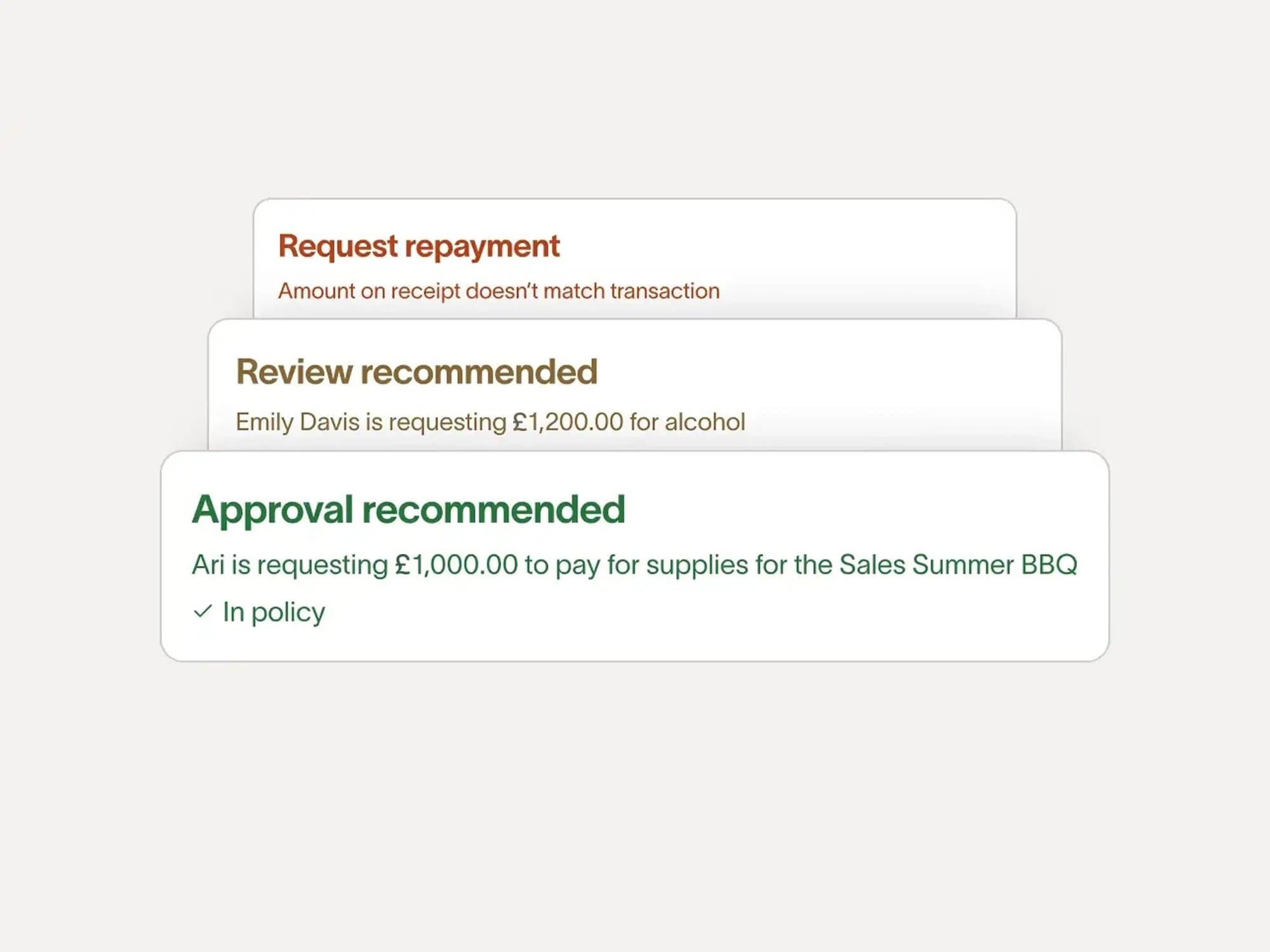 Route requests to the right approver.