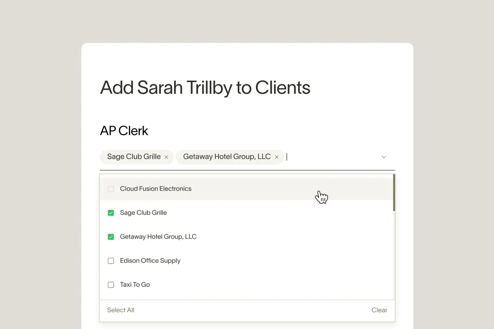 Advisor Console Assign Staff