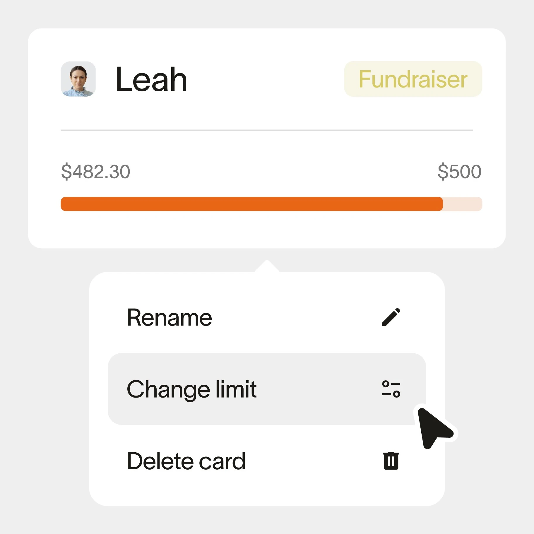 Cards built for how nonprofits spend.