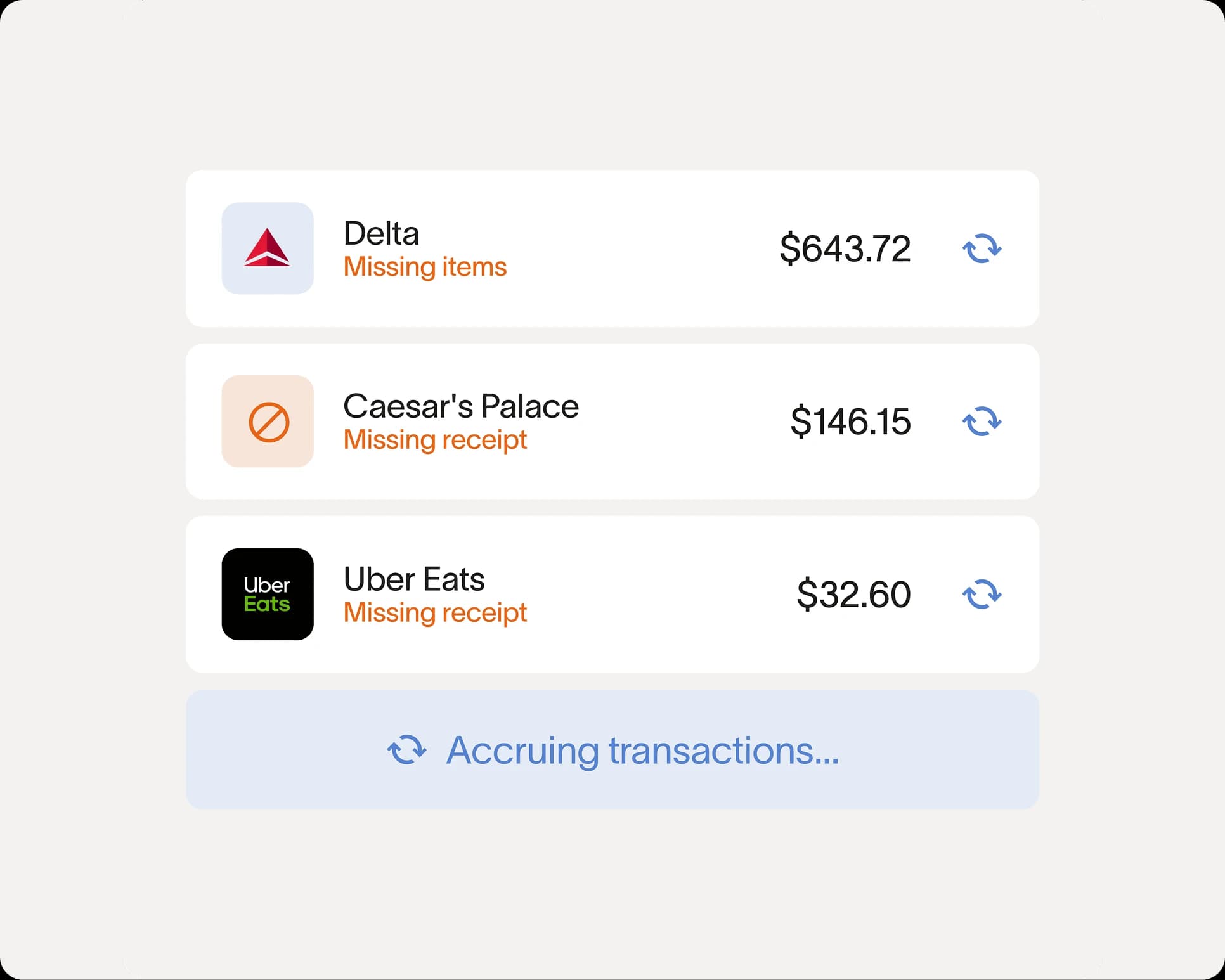 Native accruals and reconciliation.