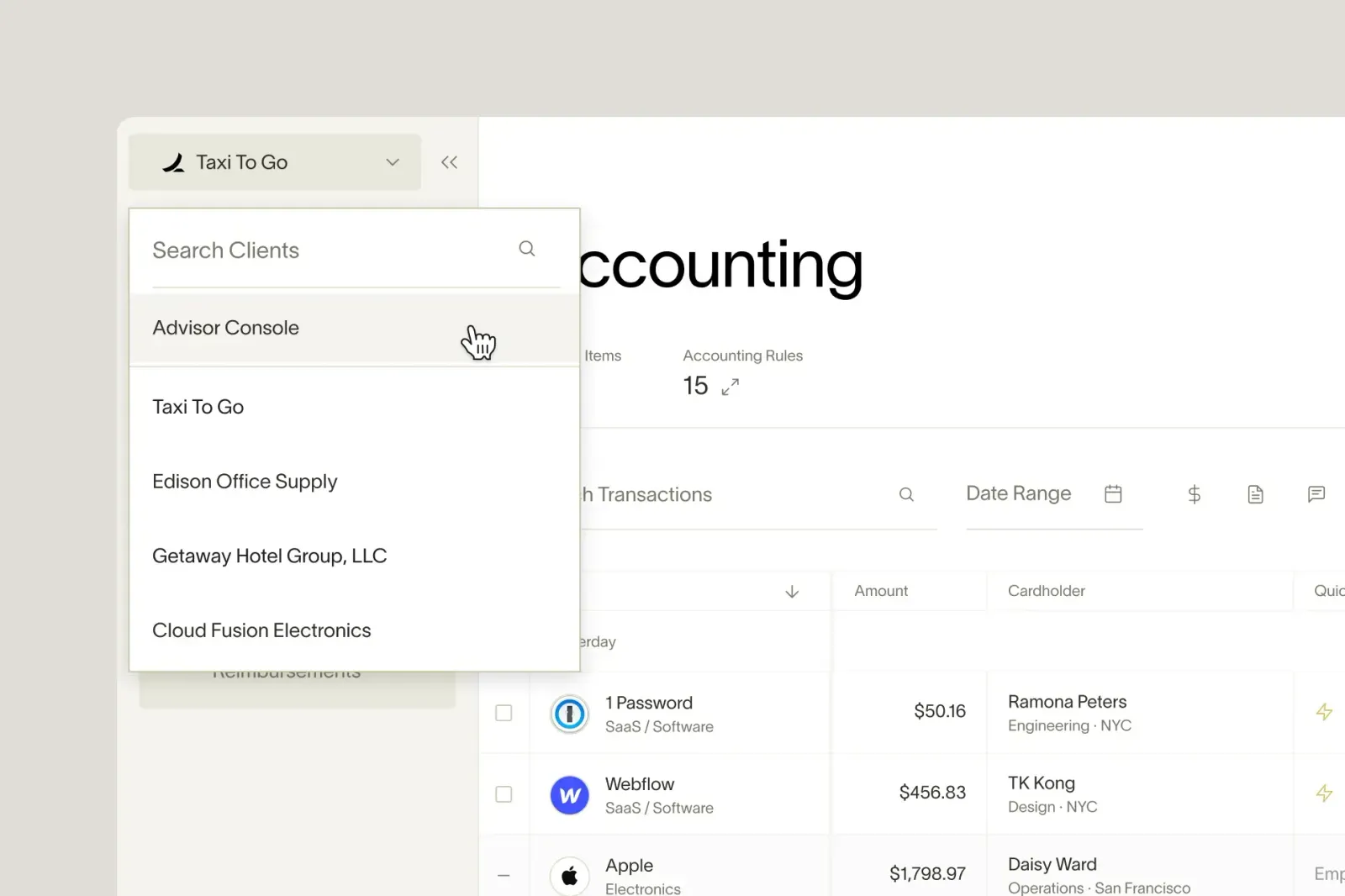 Advisor Console Assign Staff