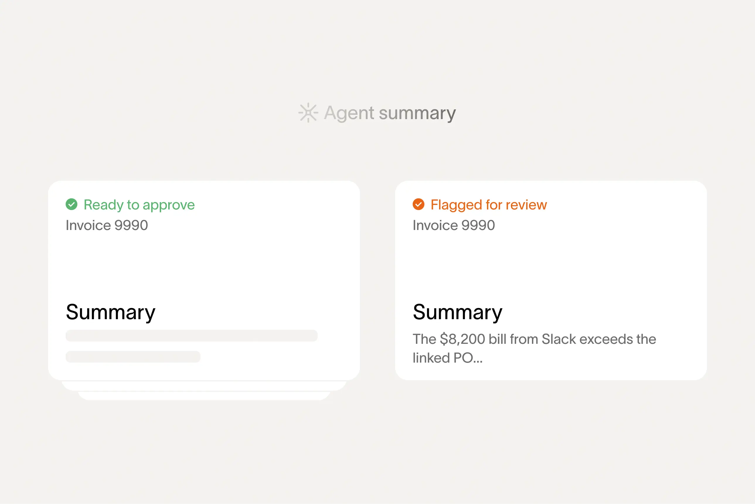 Approve or reject with certainty