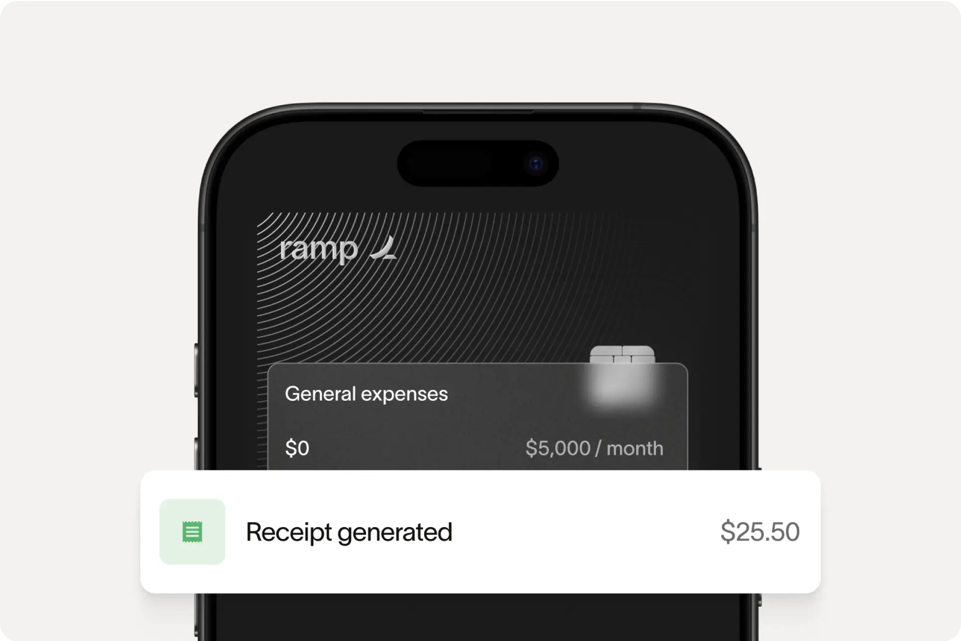 Submit receipt