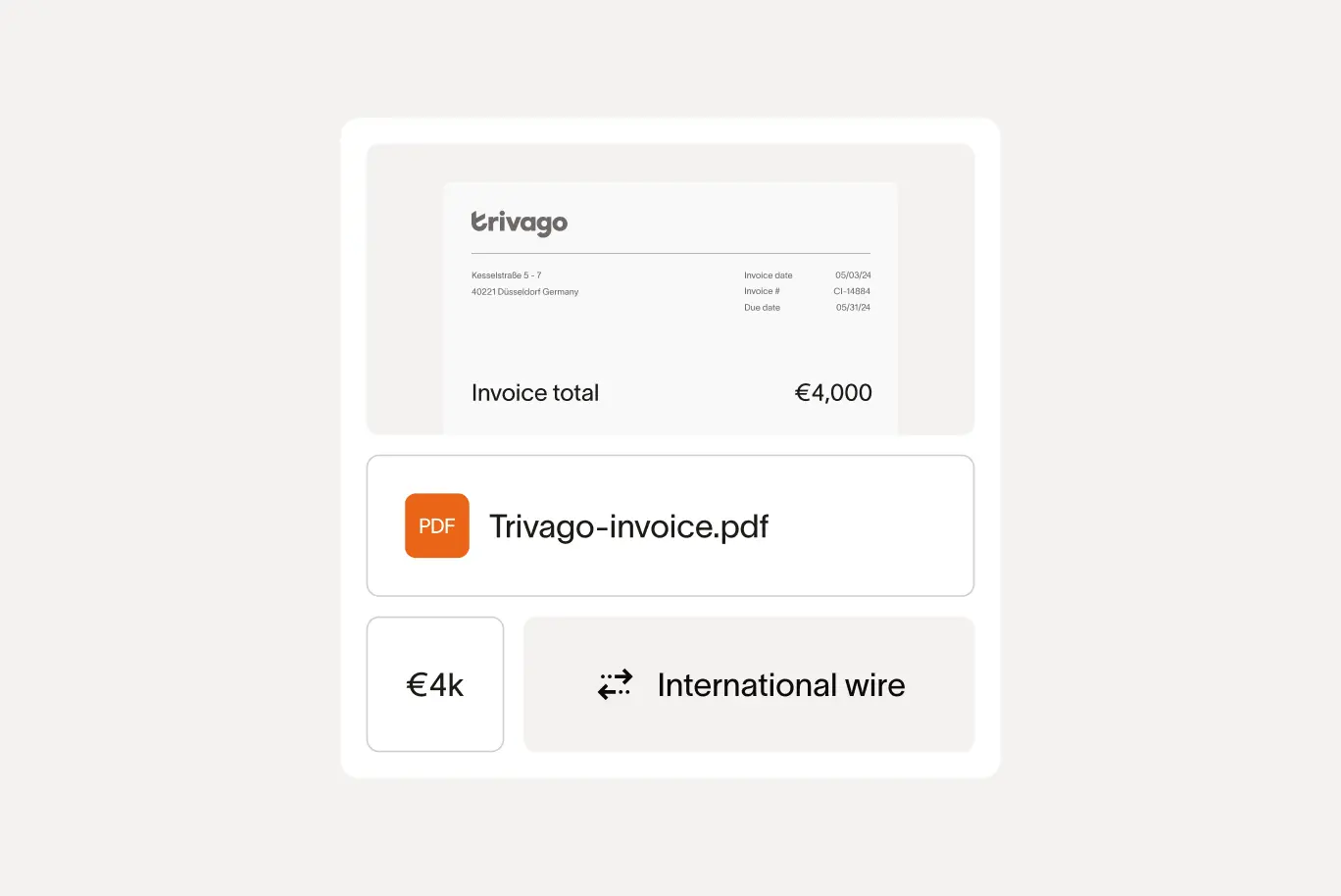 Ramp global bill pay