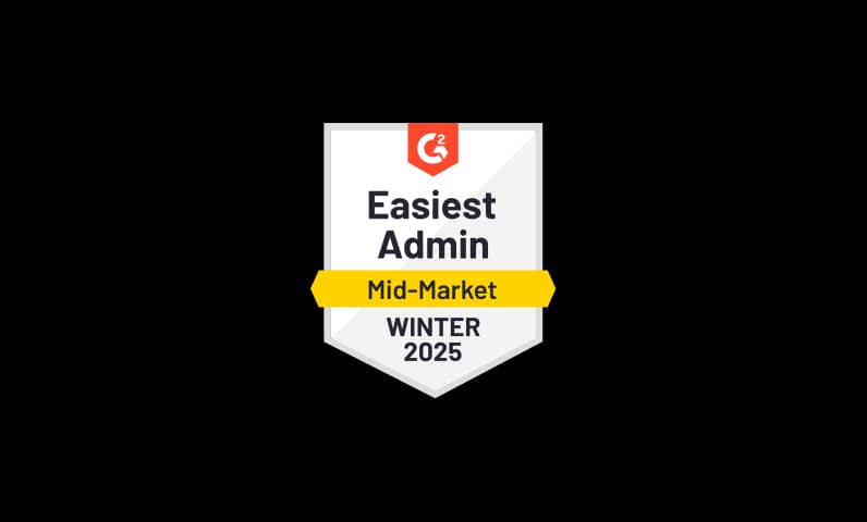 Ramp EasiestAdmin MidMarket Winter 2025 award