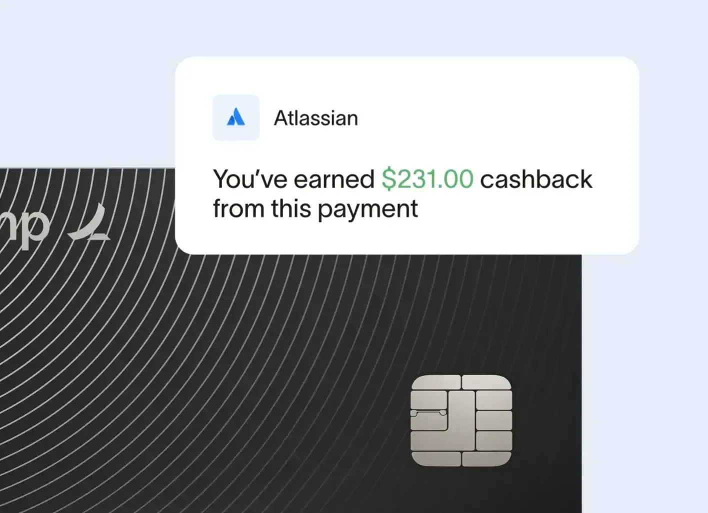 Ramp cashback from vendor payouts