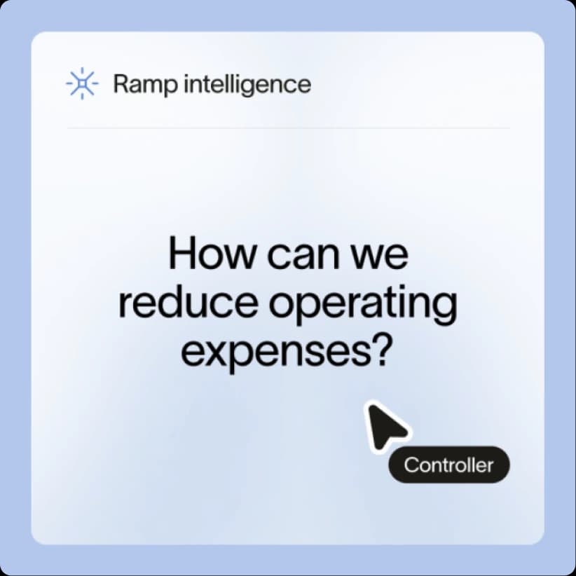 Ramp’s AI does the work for you.