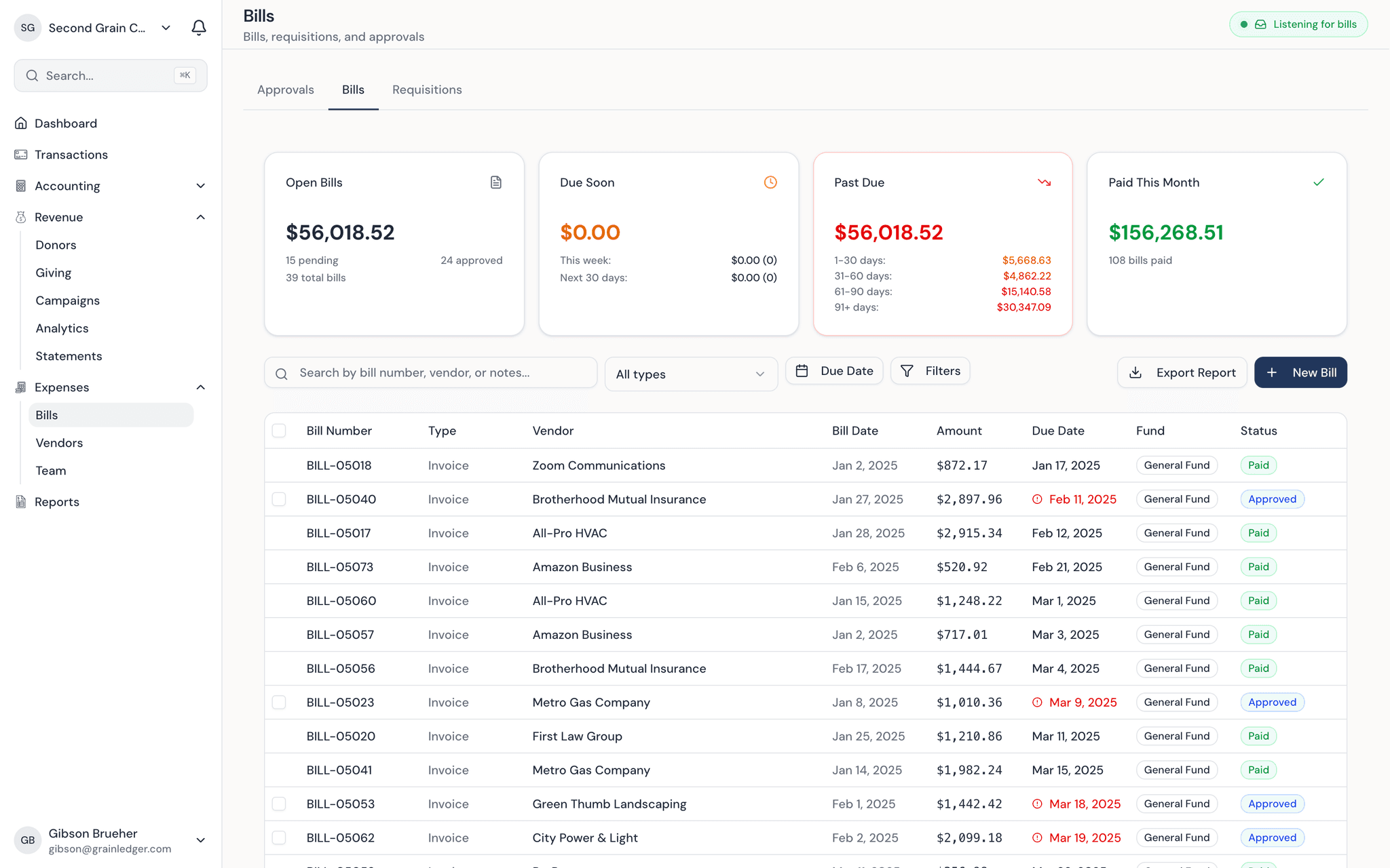 Grain Ledger
