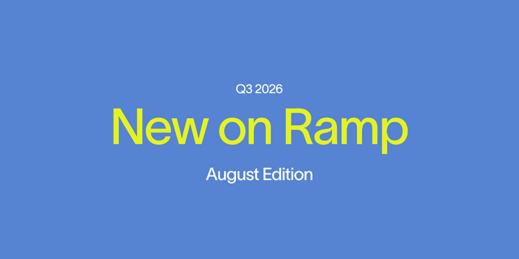 New on Ramp: August Edition