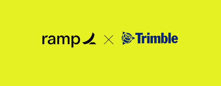 Ramp + Trimble : Modern spend management meets construction's most trusted ERPs