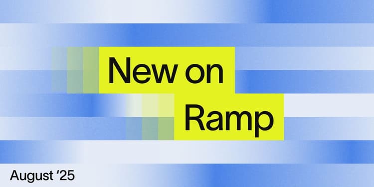 New on Ramp: August edition