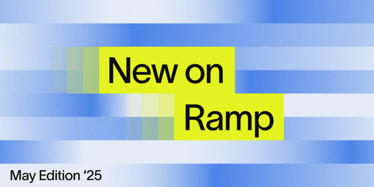 New on Ramp: May edition