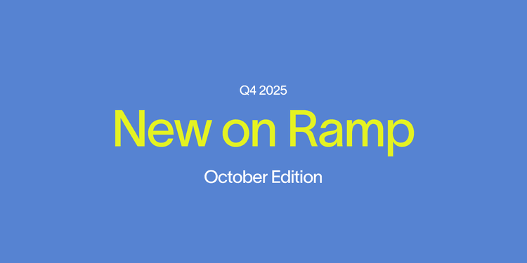 New on Ramp: October Edition
